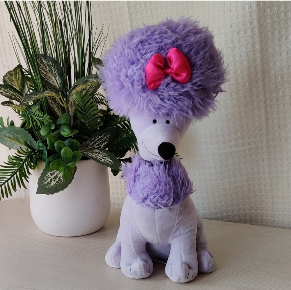 Kohl's Cares Cleo, Purple Poodle Plush from Clifford The Red Big Dog 11.5"